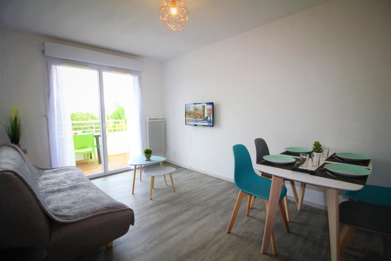 Tout Confort ! Climatisation, Calme, Piscine, Parking Gratuit, Terrasse, Wifi Carcasona Exterior foto
